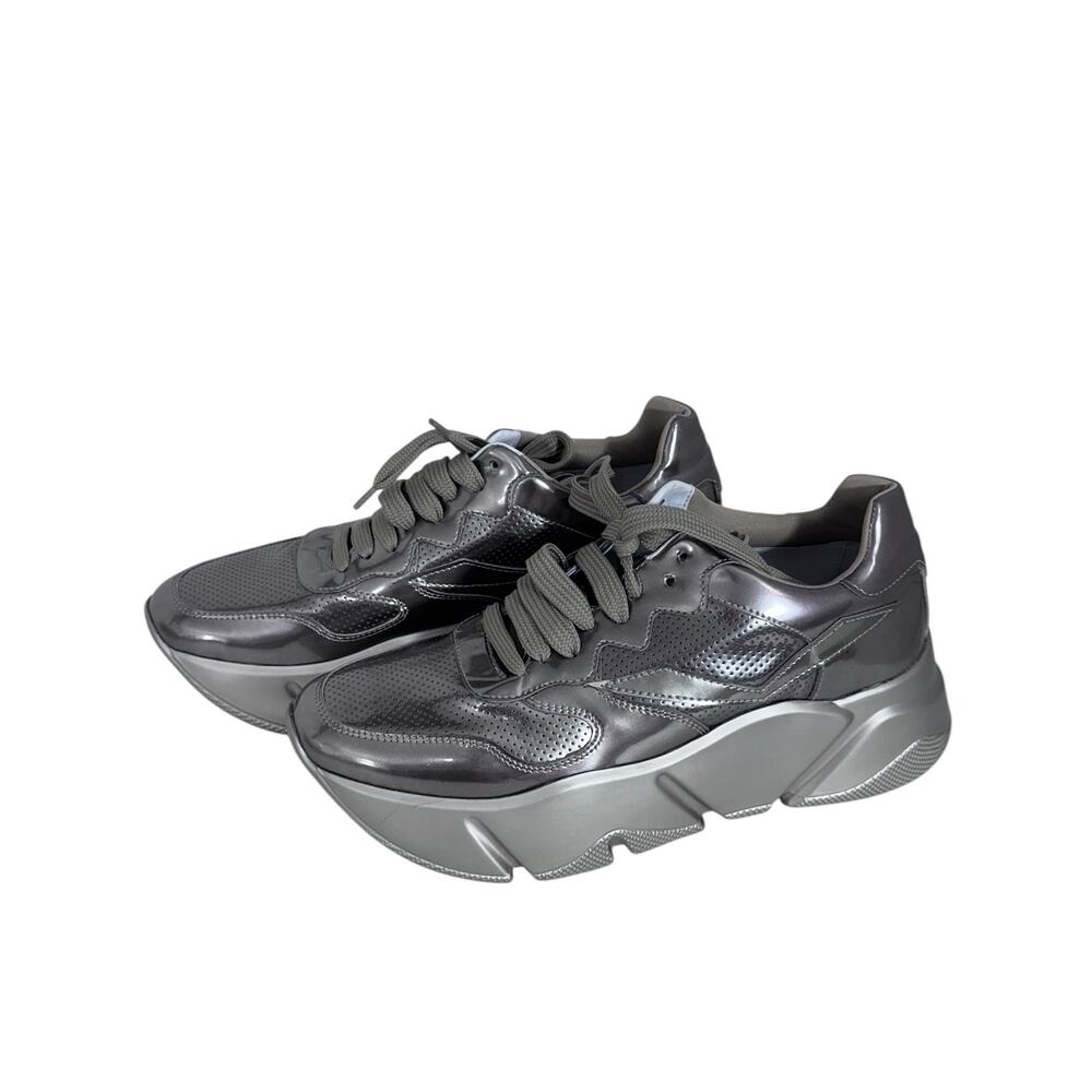 NWT!! "VOILE BLANCHE" Maran Metallic Platform MS 310.00 SZ 9.5 Designer Luxury‎